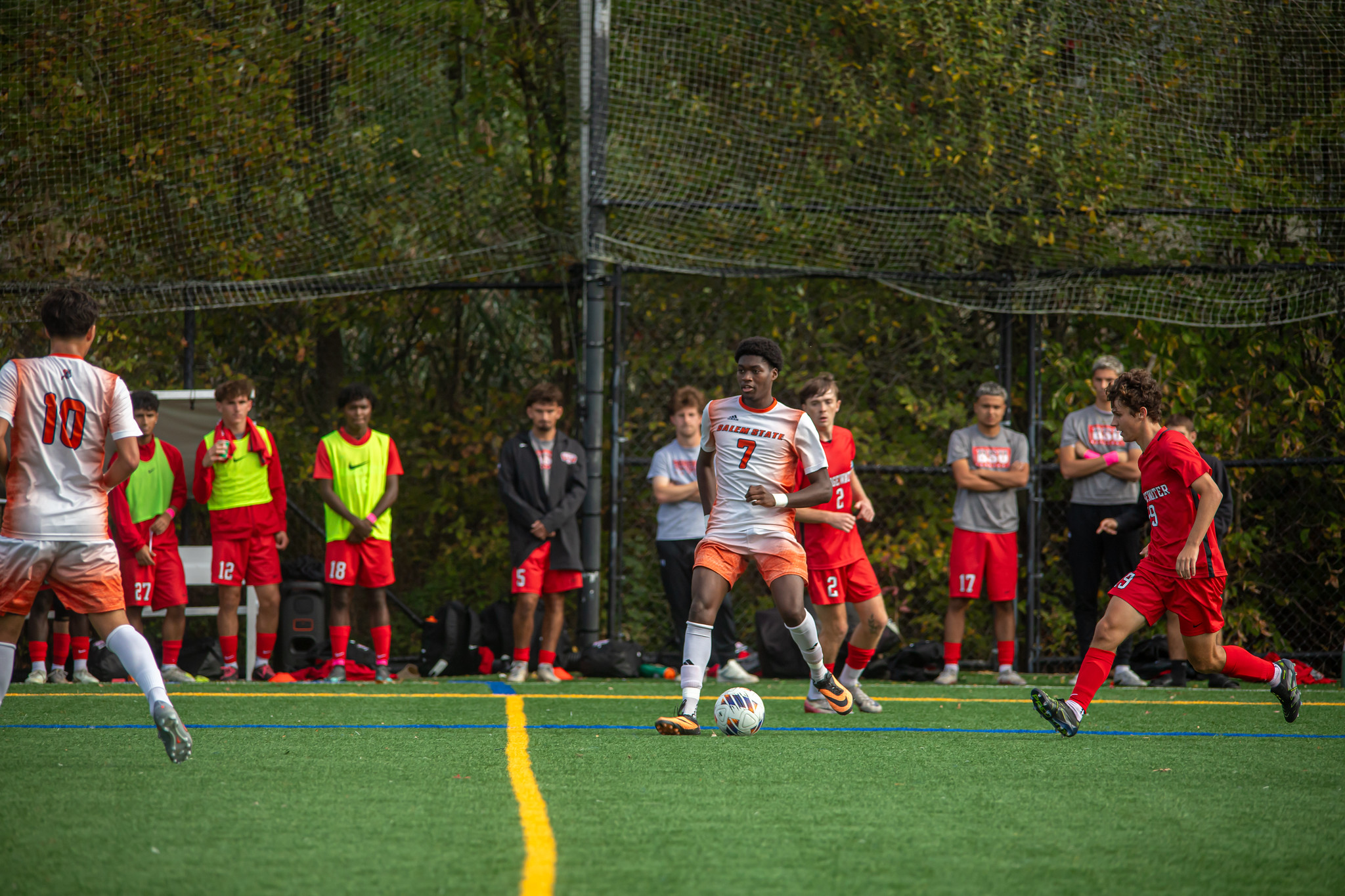 Men's Soccer Earns 2-1 MASCAC Win at Worcester State