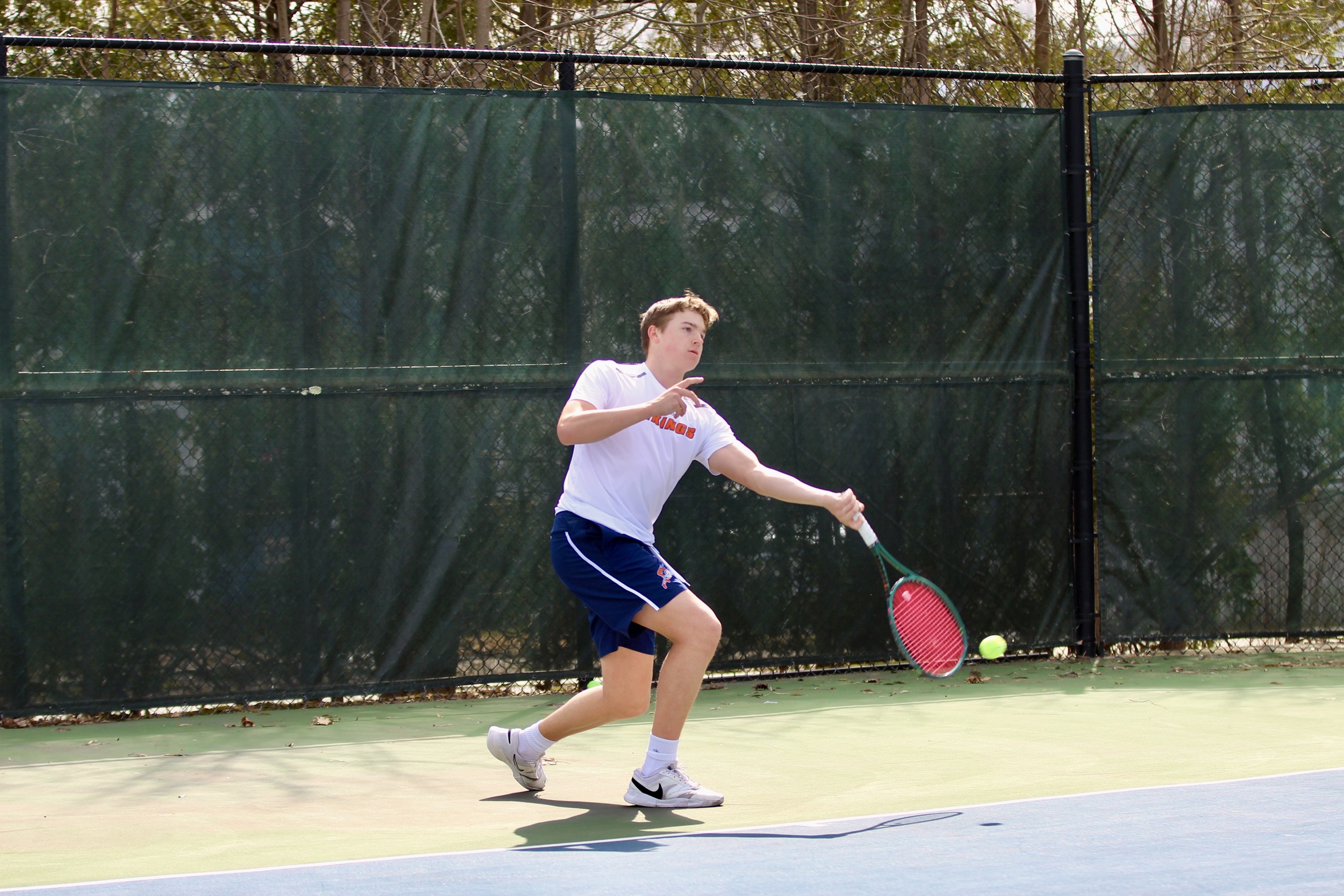 Men's Tennis Blanks VTSU Castleton, 7-0